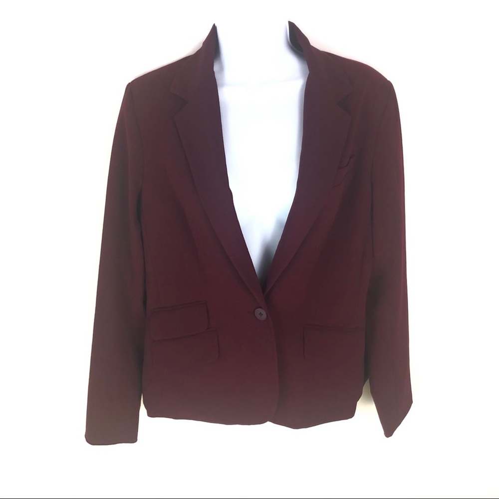 New York & Co. Women's Purple Blazer 10 - Picture 2 of 5